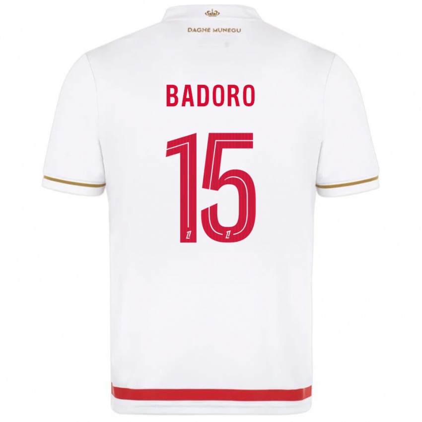 ילדים Chaihane Badoro #15 אדום לבן ג'רזי ביתית 2025/26 חולצה קצרה