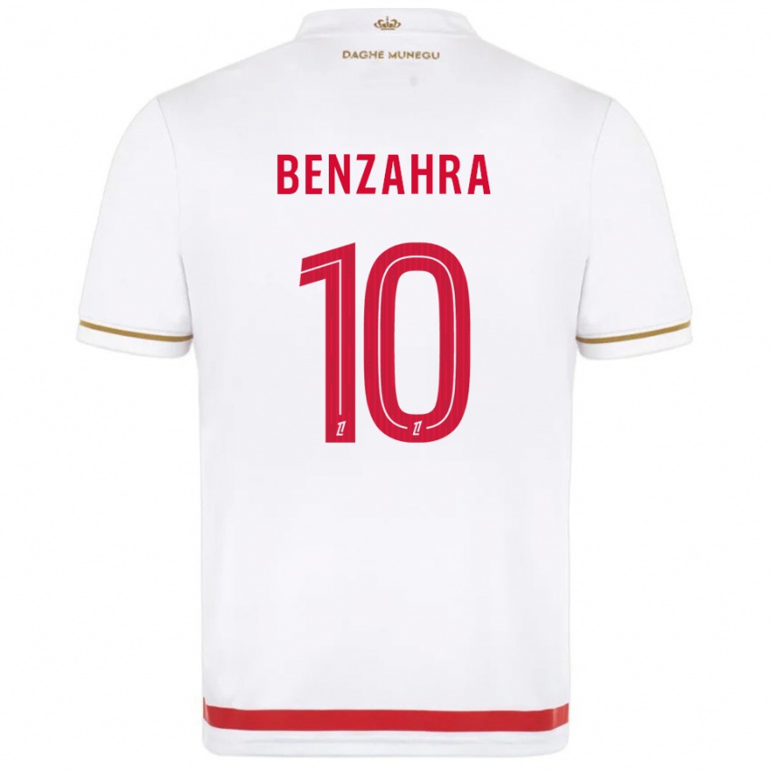 ילדים Safouane Benzahra #10 אדום לבן ג'רזי ביתית 2025/26 חולצה קצרה