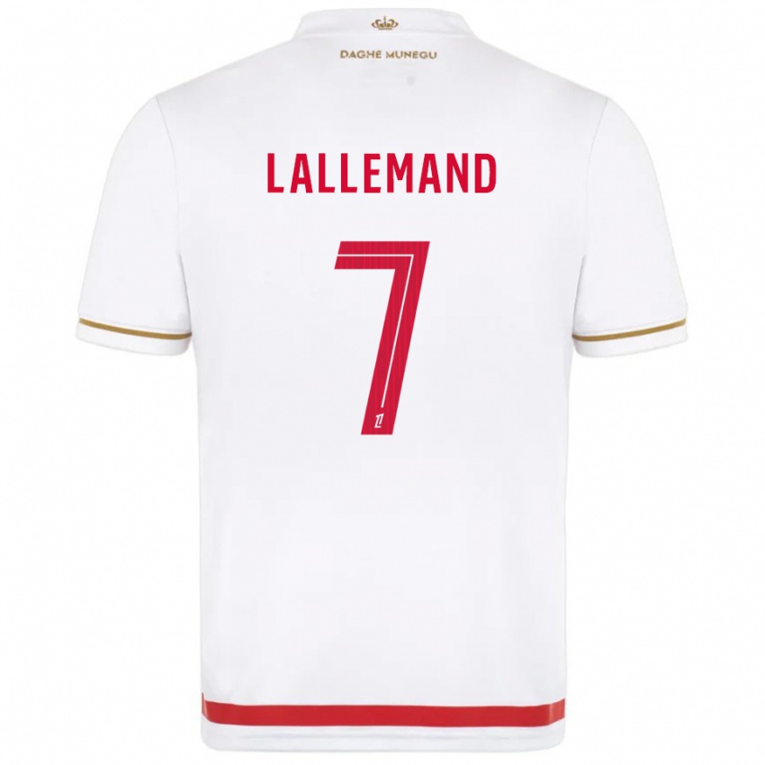 ילדים נאסים ללמנד #7 אדום לבן ג'רזי ביתית 2025/26 חולצה קצרה