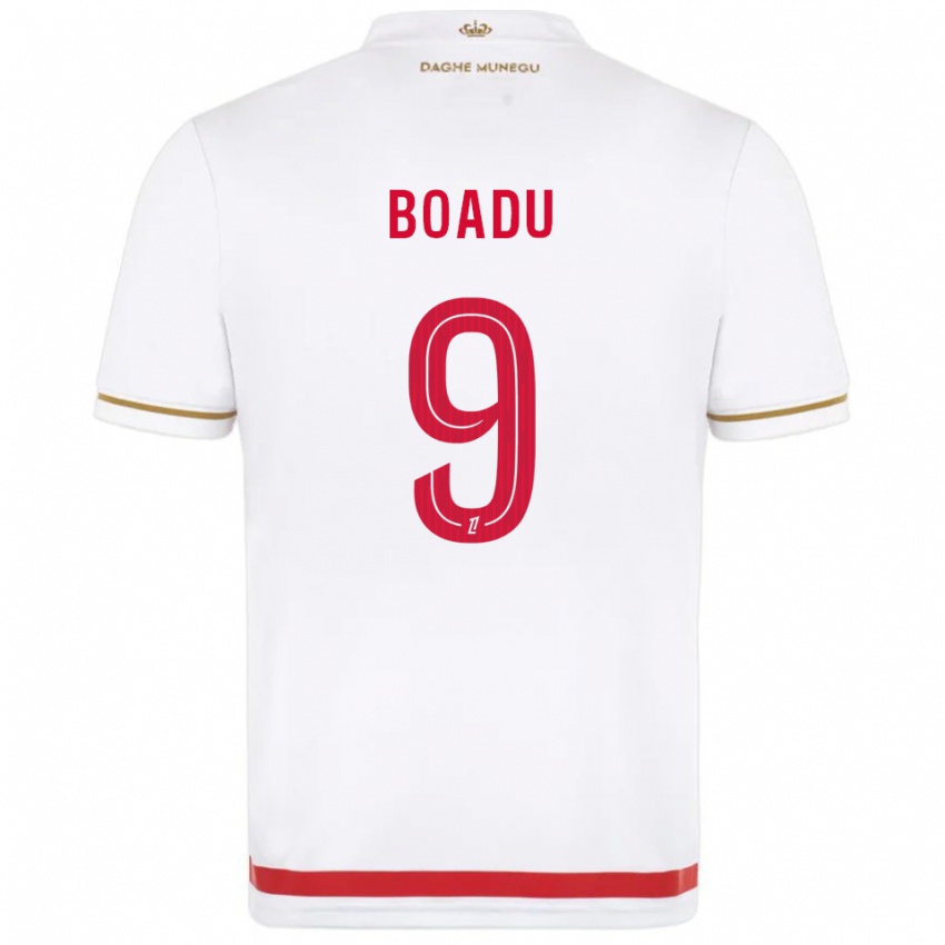 ילדים מיירון בואדו #9 אדום לבן ג'רזי ביתית 2025/26 חולצה קצרה