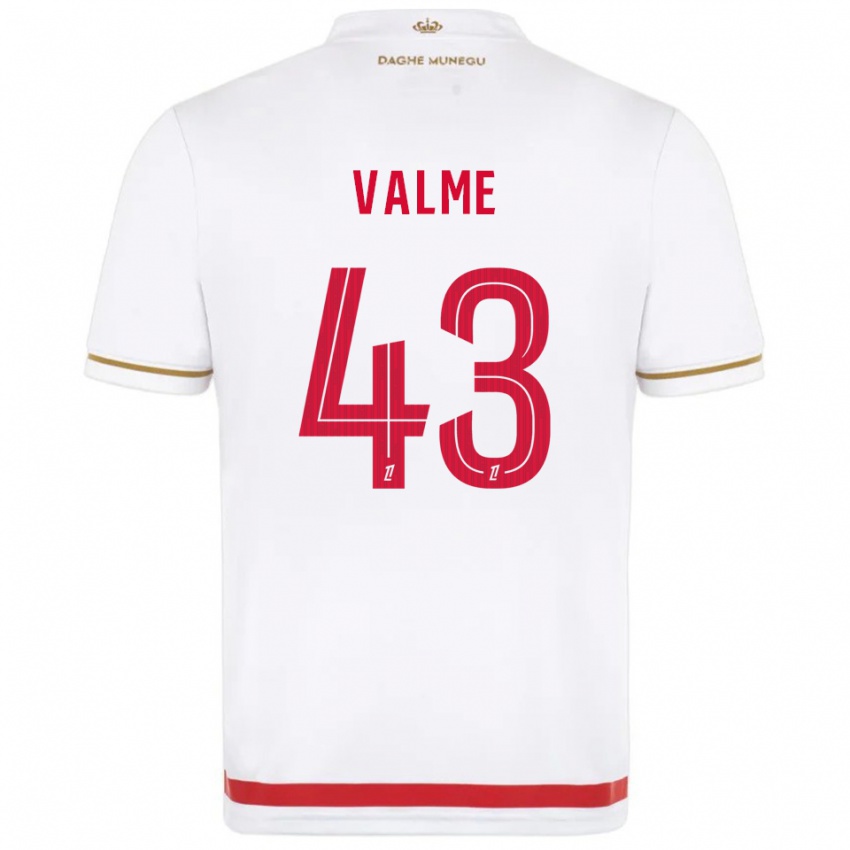 ילדים ריצ׳י ואלמה #43 אדום לבן ג'רזי ביתית 2025/26 חולצה קצרה