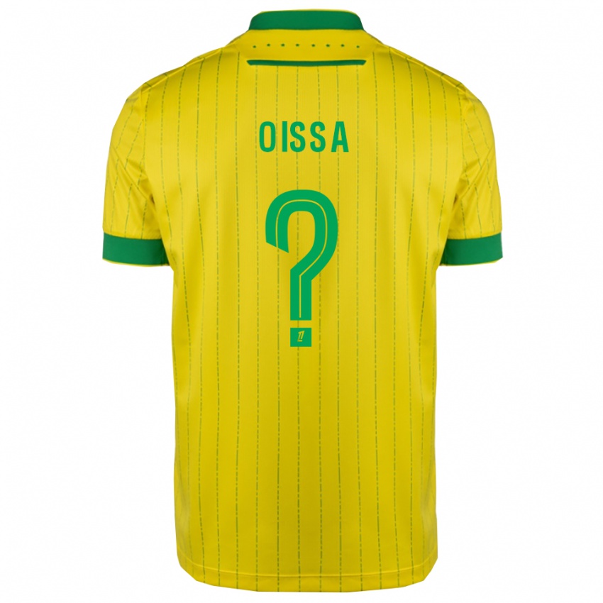 ילדים Zohir Oissa #0 צהוב ירוק ג'רזי ביתית 2025/26 חולצה קצרה