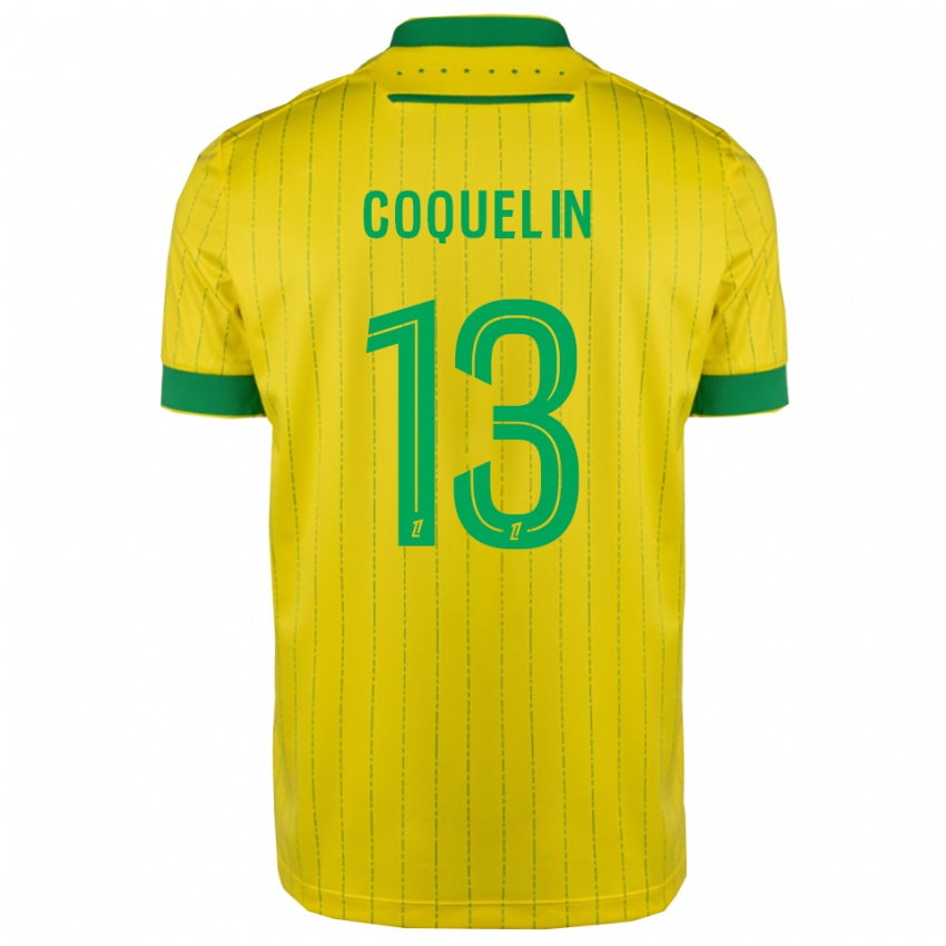 ילדים פרנסיס קוקלן #13 צהוב ירוק ג'רזי ביתית 2025/26 חולצה קצרה