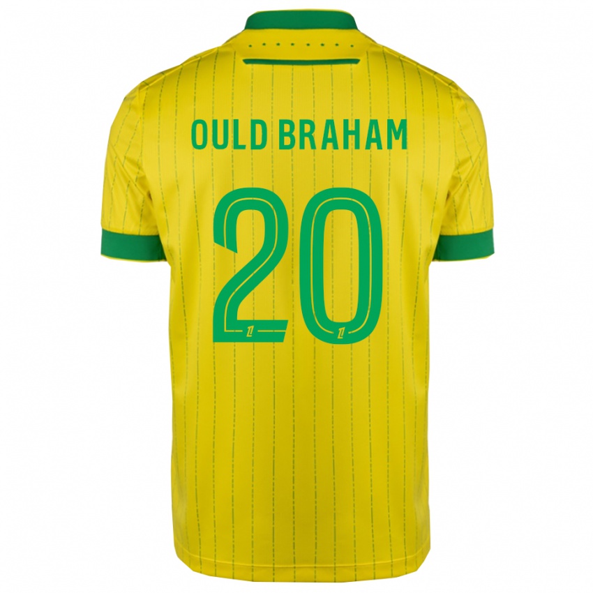 ילדים עמירה ולד ברהם #20 צהוב ירוק ג'רזי ביתית 2025/26 חולצה קצרה