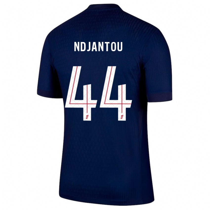 ילדים Quentin Ndjantou #44 כחול נייבי אדום ג'רזי ביתית 2025/26 חולצה קצרה