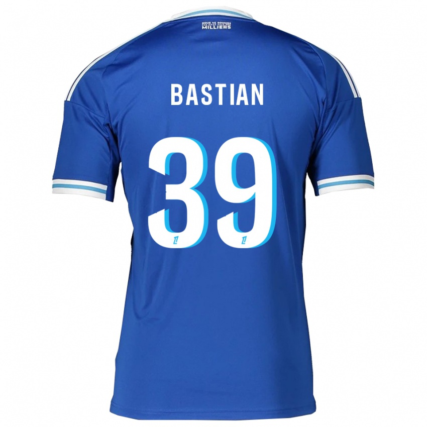 ילדים מקסים באסטיאן #39 כחול לבן ג'רזי ביתית 2025/26 חולצה קצרה