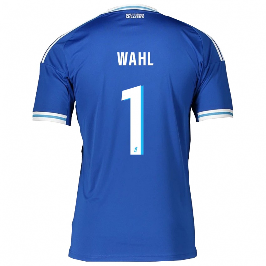 ילדים מאנון ואהל #1 כחול לבן ג'רזי ביתית 2025/26 חולצה קצרה