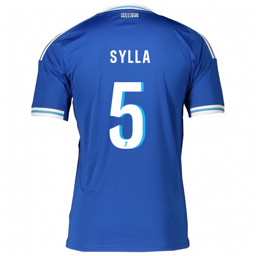 ילדים אבקאר סילה #5 כחול לבן ג'רזי ביתית 2025/26 חולצה קצרה