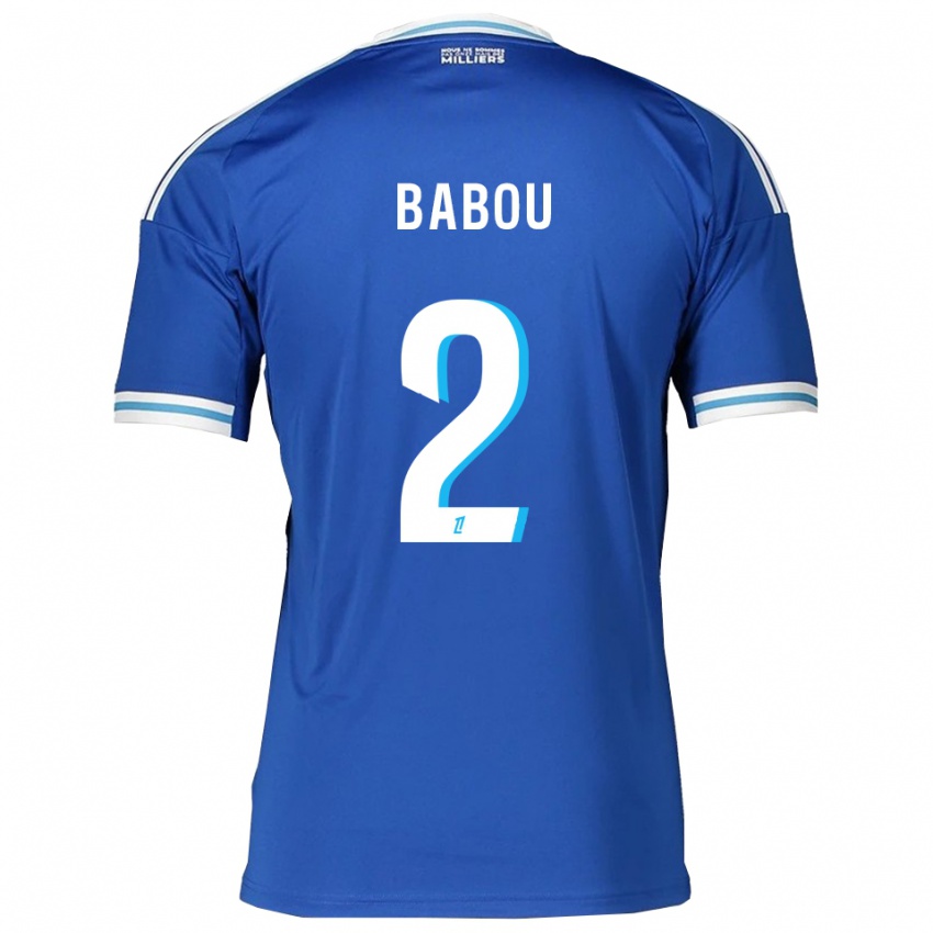 ילדים מרימה בבו #2 כחול לבן ג'רזי ביתית 2025/26 חולצה קצרה