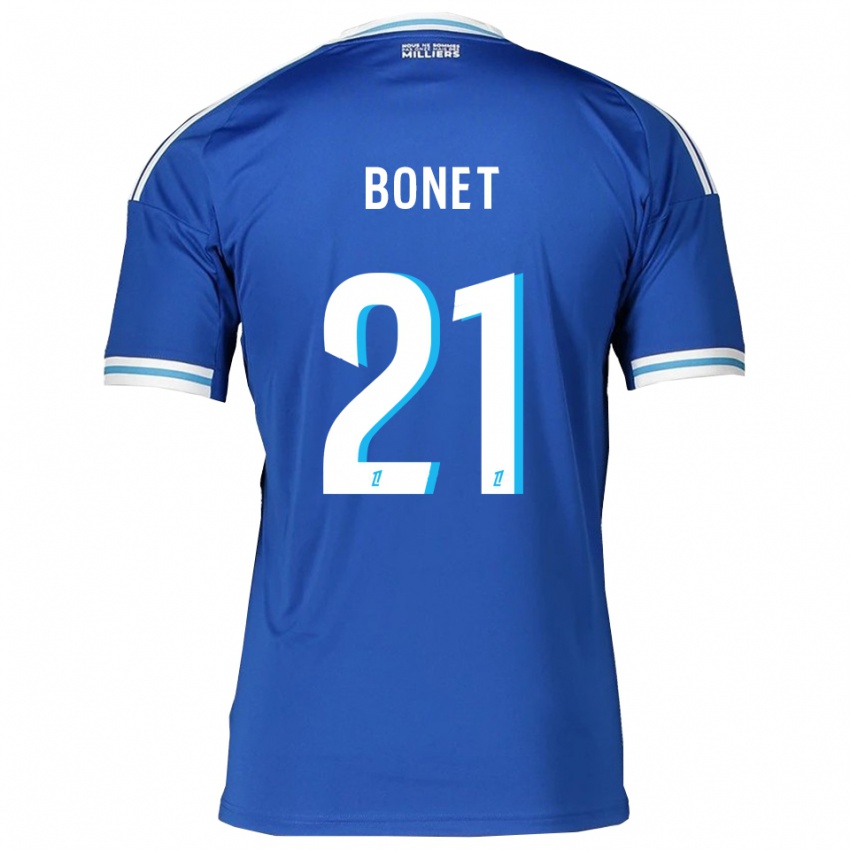 ילדים אליס בונה #21 כחול לבן ג'רזי ביתית 2025/26 חולצה קצרה