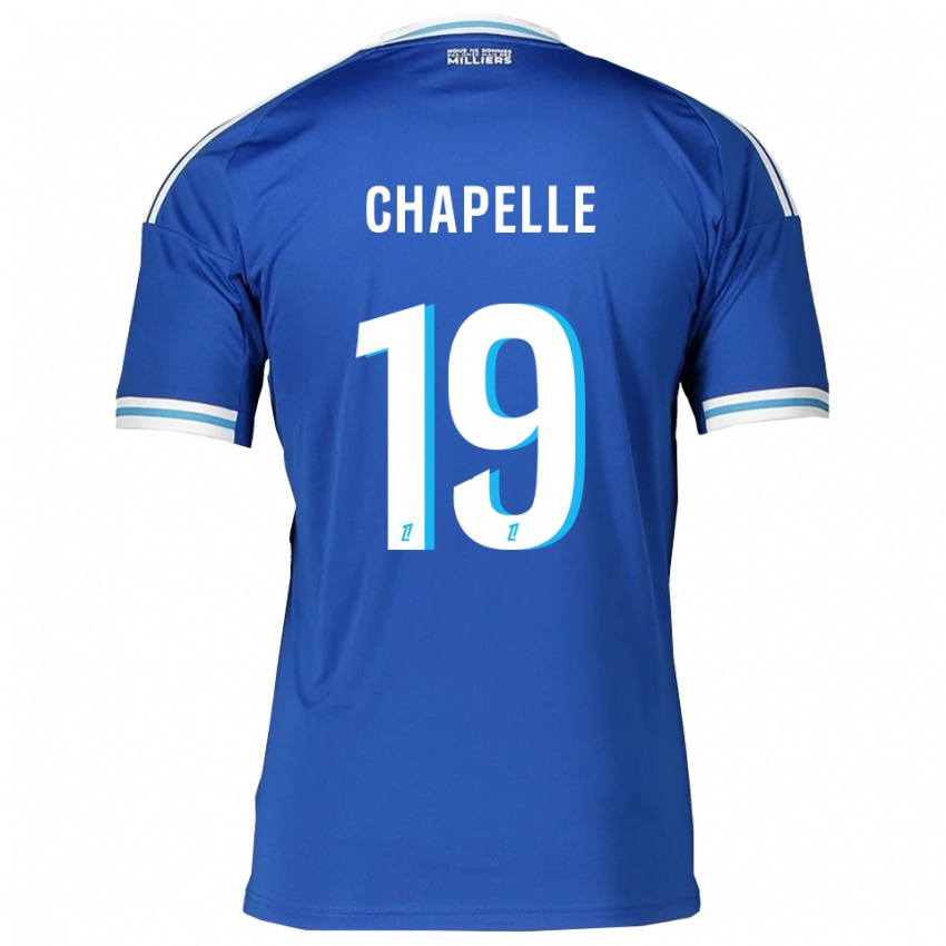 ילדים קנזה שאפל #19 כחול לבן ג'רזי ביתית 2025/26 חולצה קצרה