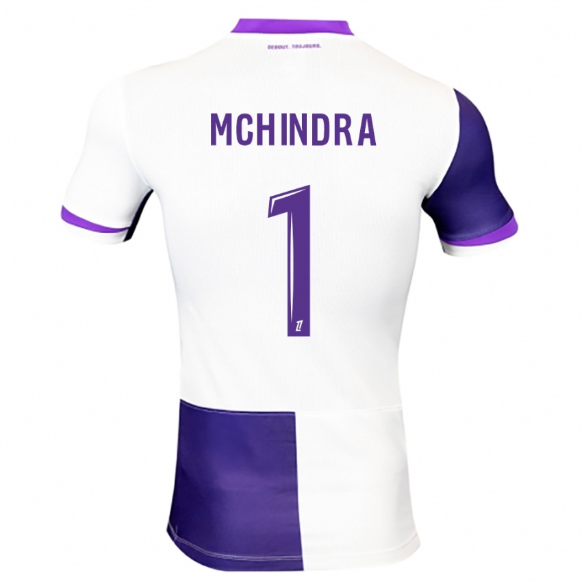 ילדים נעימה סעיד מצ'ינדרה #1 סגול לבן ג'רזי ביתית 2025/26 חולצה קצרה