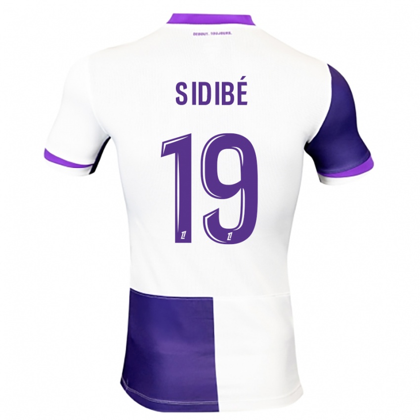 ילדים ג'יבריל סידיבה #19 סגול לבן ג'רזי ביתית 2025/26 חולצה קצרה