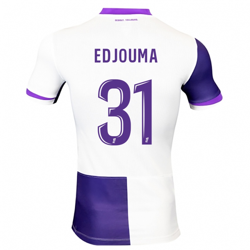 ילדים נועה אדג'ומה #31 סגול לבן ג'רזי ביתית 2025/26 חולצה קצרה