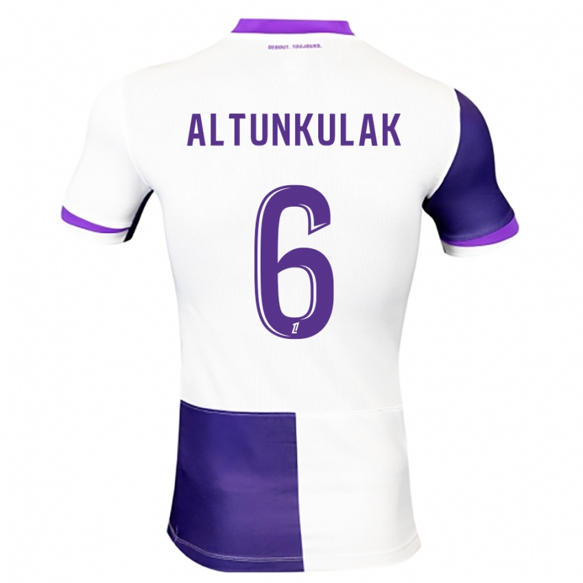 ילדים Selen Altunkulak #6 סגול לבן ג'רזי ביתית 2025/26 חולצה קצרה