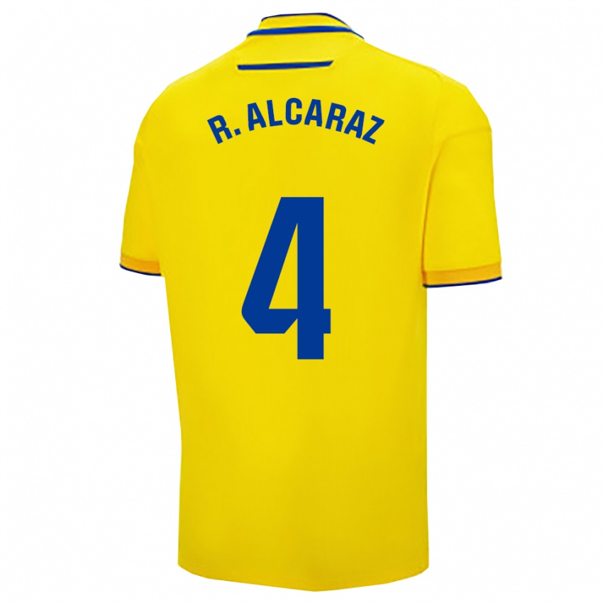 ילדים רובן אלקרס #4 צהוב נייבי ג'רזי ביתית 2025/26 חולצה קצרה