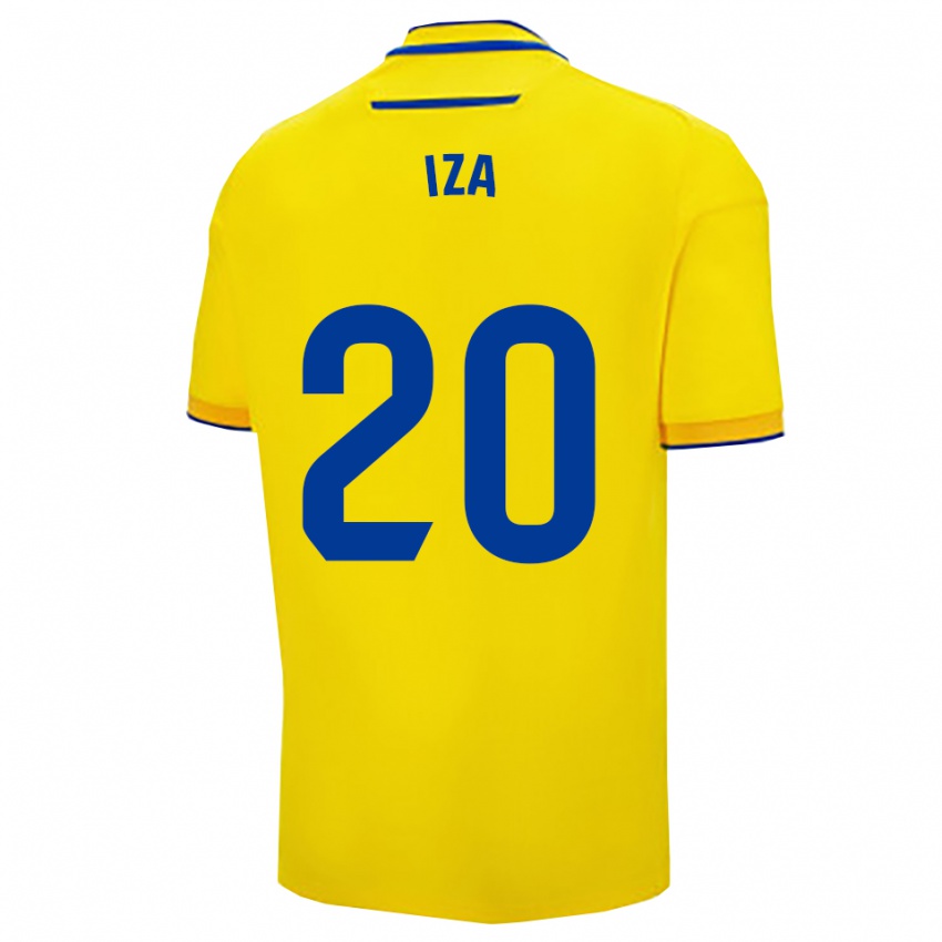 ילדים איזק קרסלן #20 צהוב נייבי ג'רזי ביתית 2025/26 חולצה קצרה