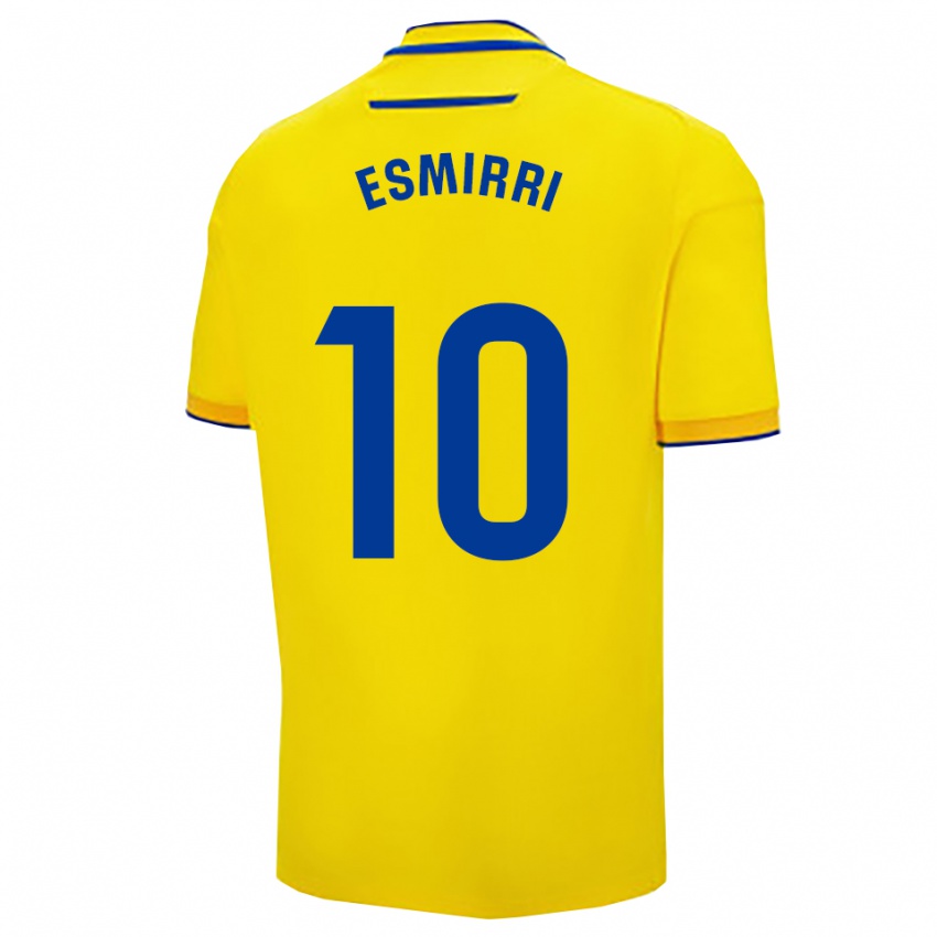 ילדים אנה פריאס אנטון #10 צהוב נייבי ג'רזי ביתית 2025/26 חולצה קצרה