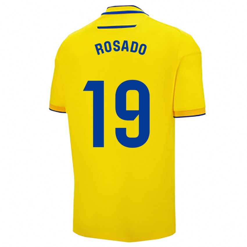 ילדים Roberto Rosado #19 צהוב נייבי ג'רזי ביתית 2025/26 חולצה קצרה