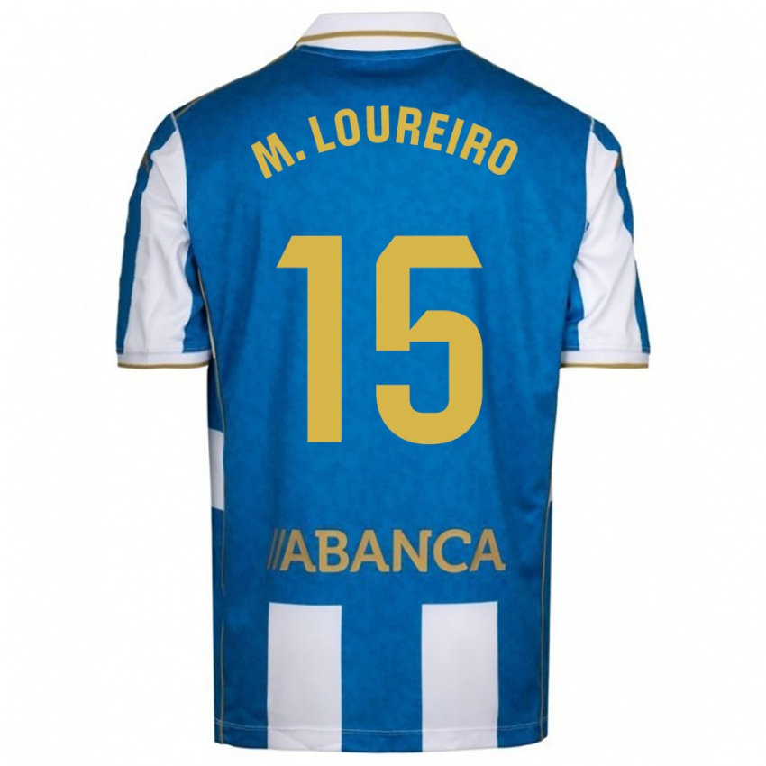 ילדים מיגל לורירו #15 לבן כחול ג'רזי ביתית 2025/26 חולצה קצרה