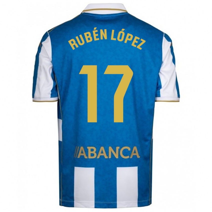 ילדים רובן לופס דוראן #17 לבן כחול ג'רזי ביתית 2025/26 חולצה קצרה