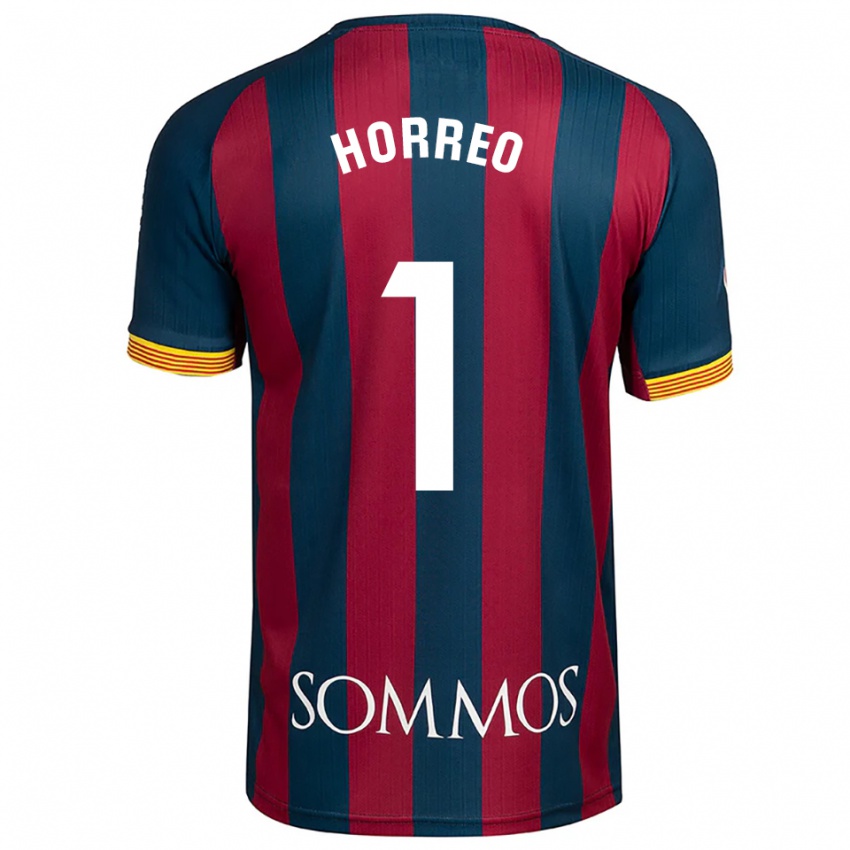 ילדים ברטו הוראו #1 כחול נייבי אדום ג'רזי ביתית 2025/26 חולצה קצרה