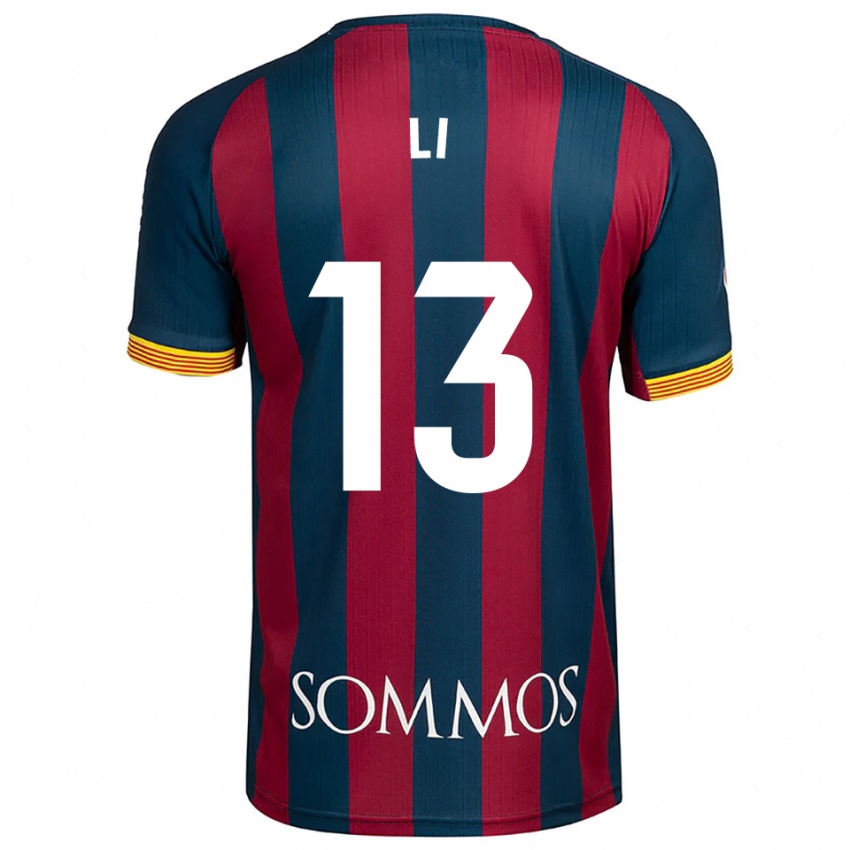 ילדים צ'אנג א לי #13 כחול נייבי אדום ג'רזי ביתית 2025/26 חולצה קצרה