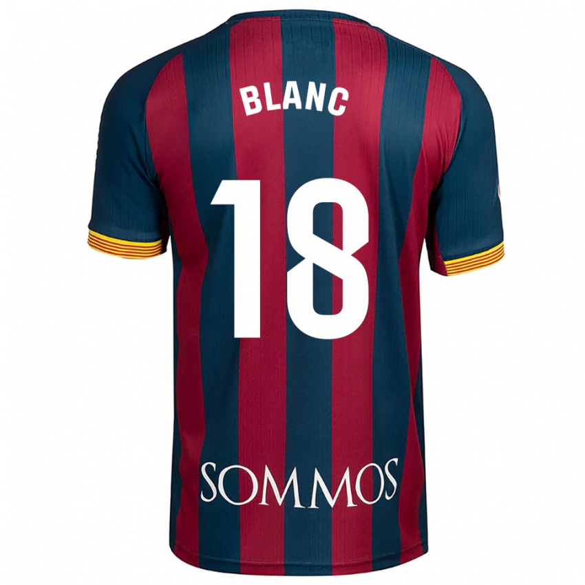 ילדים לאיה בלאן #18 כחול נייבי אדום ג'רזי ביתית 2025/26 חולצה קצרה