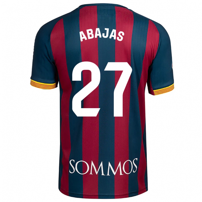 ילדים Rodrigo Abajas #27 כחול נייבי אדום ג'רזי ביתית 2025/26 חולצה קצרה