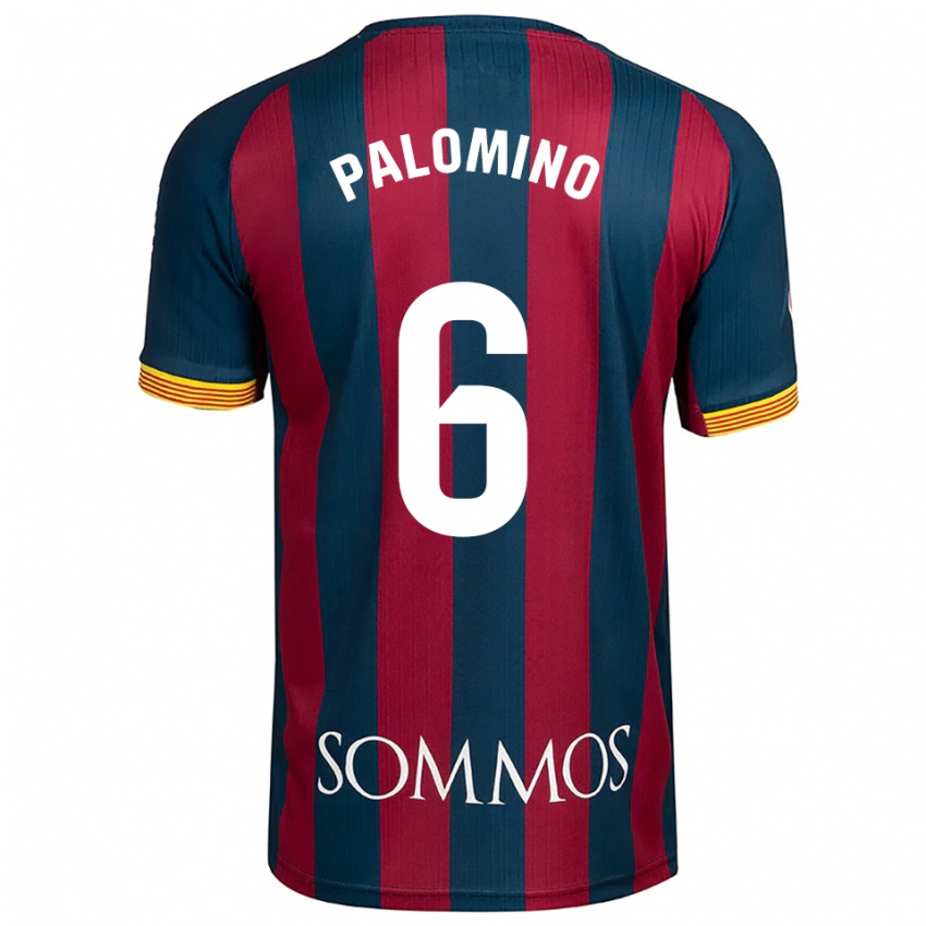 ילדים יולנדה פלומינו #6 כחול נייבי אדום ג'רזי ביתית 2025/26 חולצה קצרה