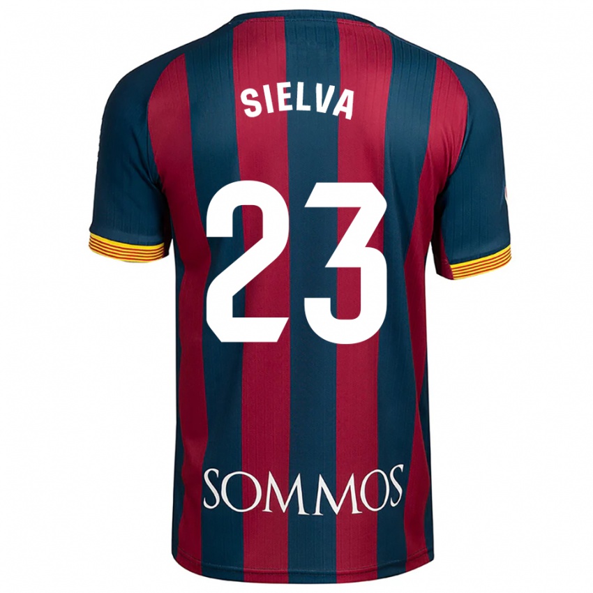 ילדים אוסקר סילבה #23 כחול נייבי אדום ג'רזי ביתית 2025/26 חולצה קצרה