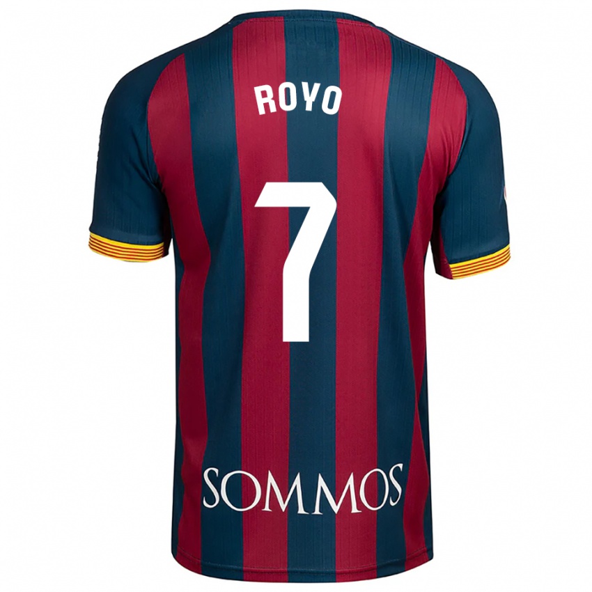 ילדים לאורה רויו #7 כחול נייבי אדום ג'רזי ביתית 2025/26 חולצה קצרה