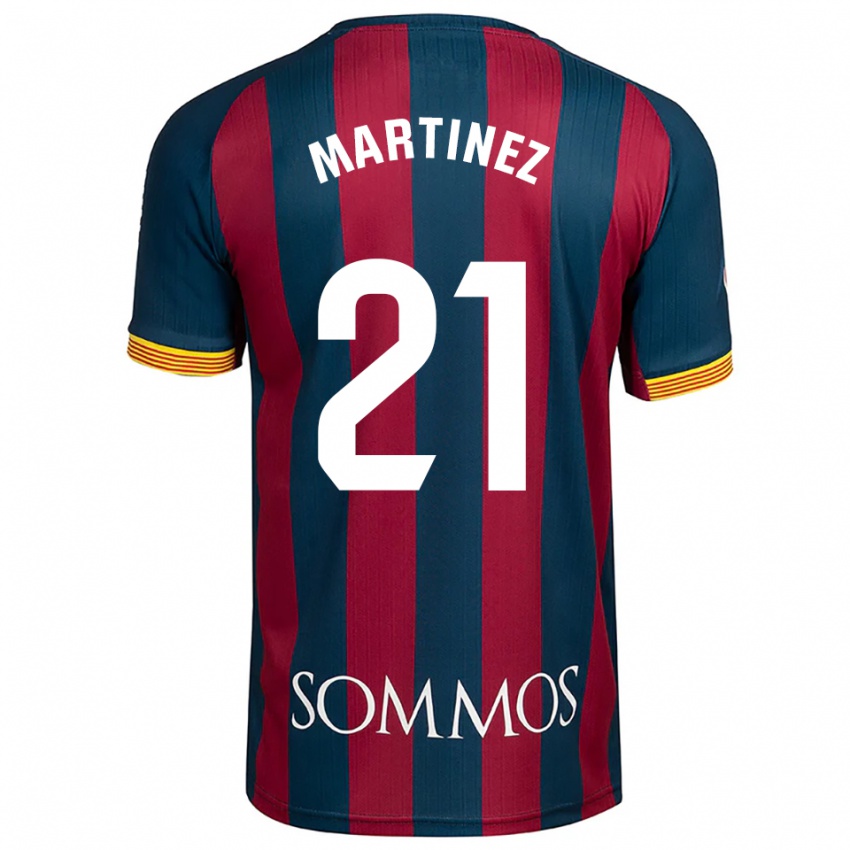 ילדים אלחנדרה מרטינס #21 כחול נייבי אדום ג'רזי ביתית 2025/26 חולצה קצרה
