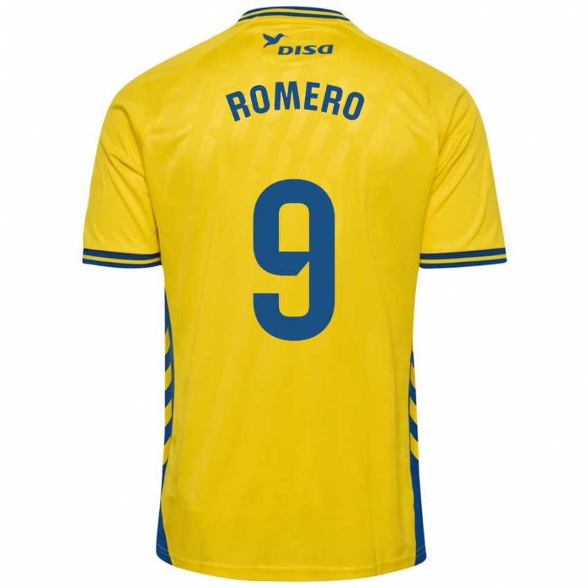 ילדים Elías Romero #9 צהוב כחול ג'רזי ביתית 2025/26 חולצה קצרה