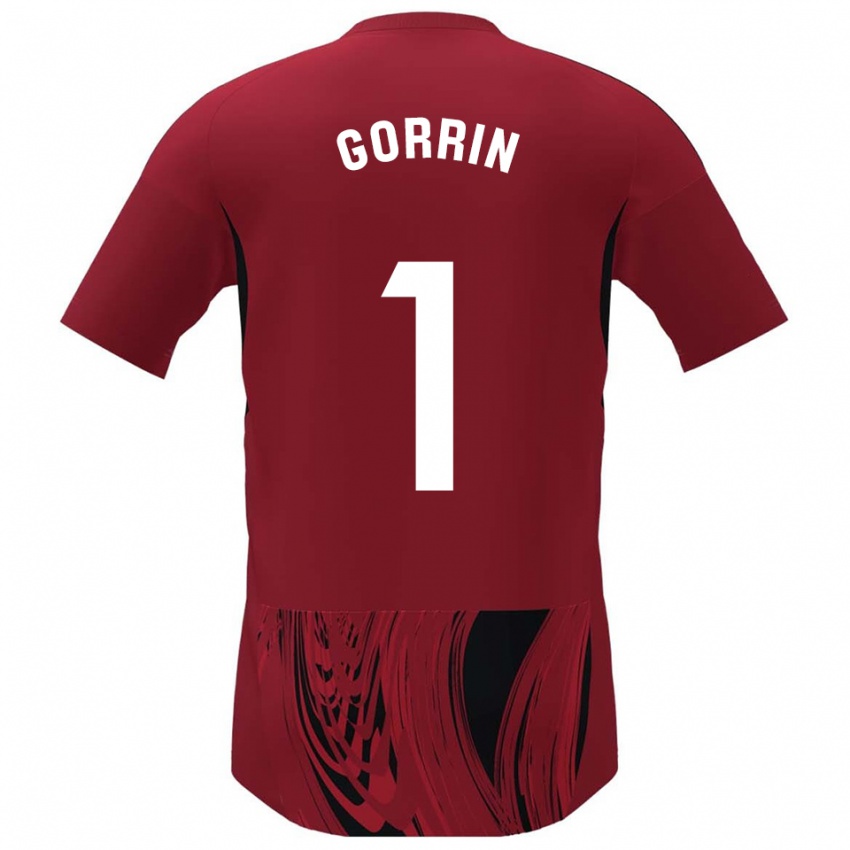ילדים Ale Gorrin #1 אדום שחור ג'רזי ביתית 2025/26 חולצה קצרה