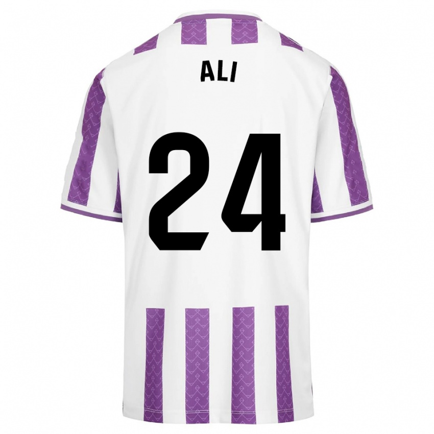 ילדים Alicia Zamora Suescun #24 סגול לבן ג'רזי ביתית 2025/26 חולצה קצרה