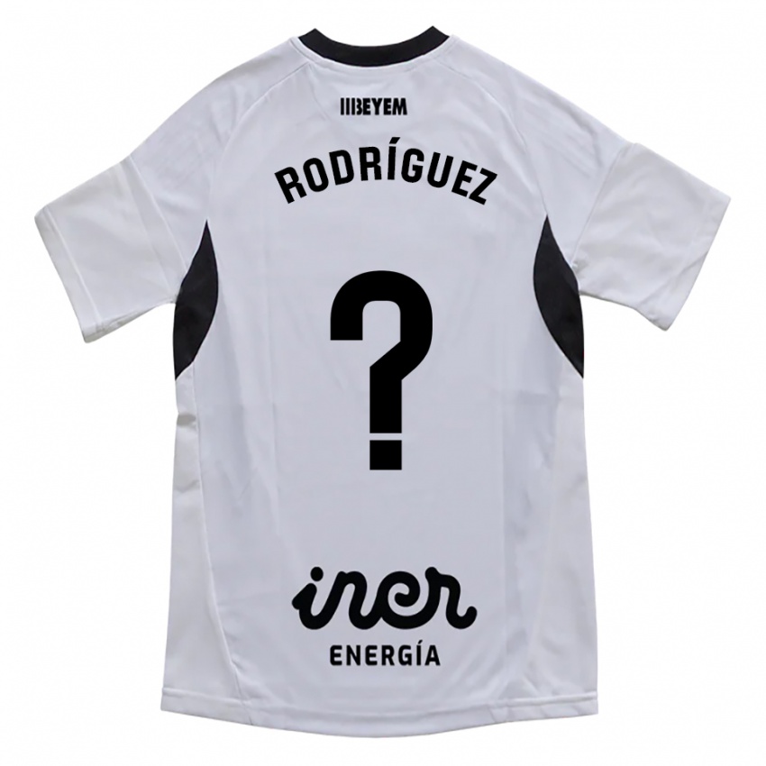 ילדים Diego Rodríguez #0 לבן סגול ג'רזי ביתית 2025/26 חולצה קצרה