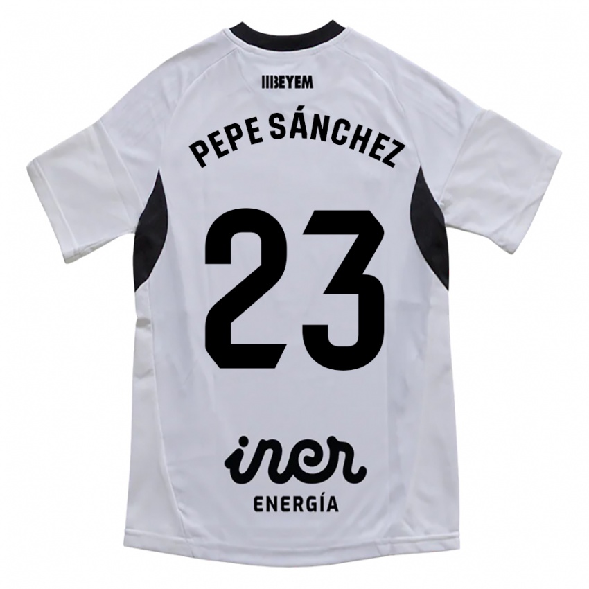 ילדים Pepe Sánchez #23 לבן סגול ג'רזי ביתית 2025/26 חולצה קצרה