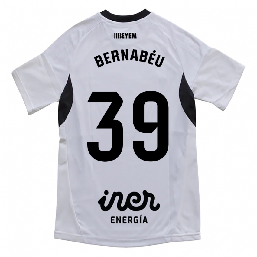 ילדים Dani Bernabéu #39 לבן סגול ג'רזי ביתית 2025/26 חולצה קצרה