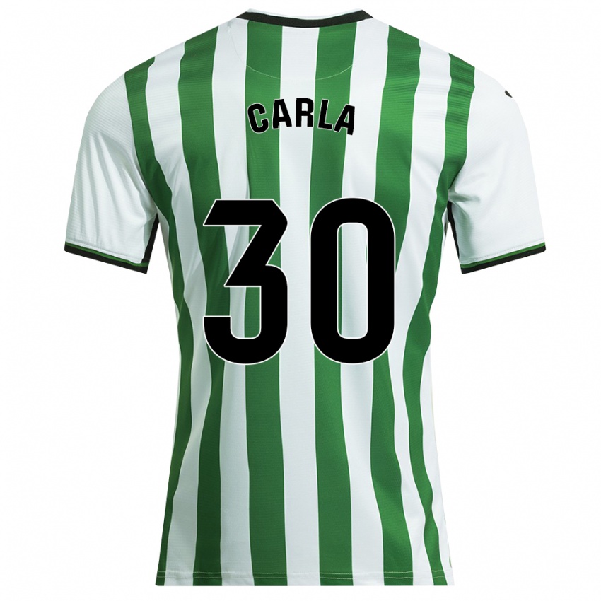 ילדים Carla Rojas Noguera #30 לבן ירוק ג'רזי ביתית 2025/26 חולצה קצרה