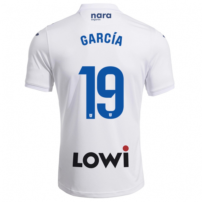 ילדים Diego García #19 לבן נייבי ג'רזי ביתית 2025/26 חולצה קצרה