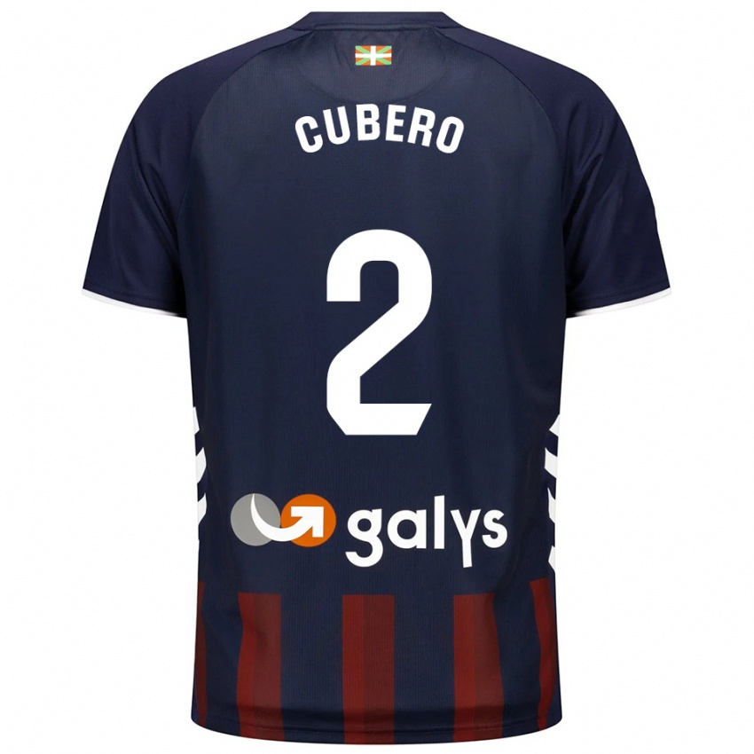 ילדים סרחיו קוברו #2 כחול נייבי אדום ג'רזי ביתית 2025/26 חולצה קצרה