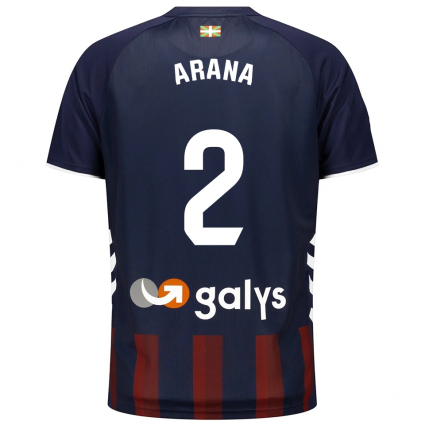 ילדים מרקל ארנה מתאו #2 כחול נייבי אדום ג'רזי ביתית 2025/26 חולצה קצרה