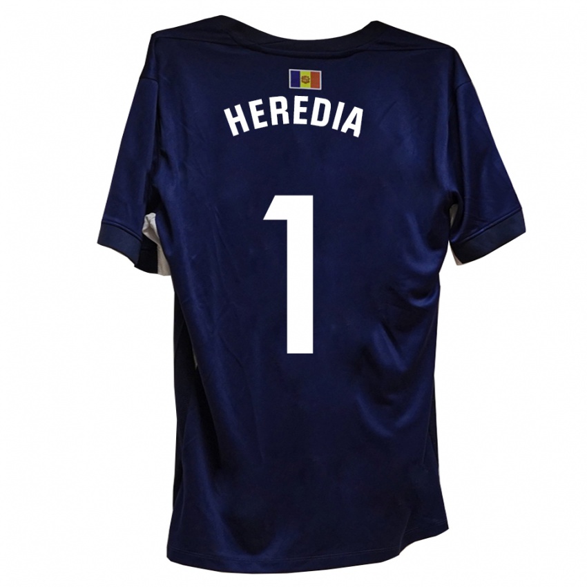 ילדים Alex Heredia #1 כחול לבן ג'רזי ביתית 2025/26 חולצה קצרה