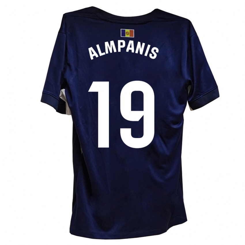 ילדים כריסטוס אלבניס #19 כחול לבן ג'רזי ביתית 2025/26 חולצה קצרה