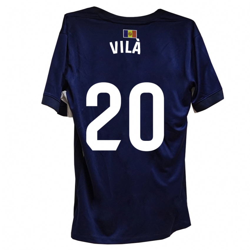 ילדים מרטי וילה #20 כחול לבן ג'רזי ביתית 2025/26 חולצה קצרה