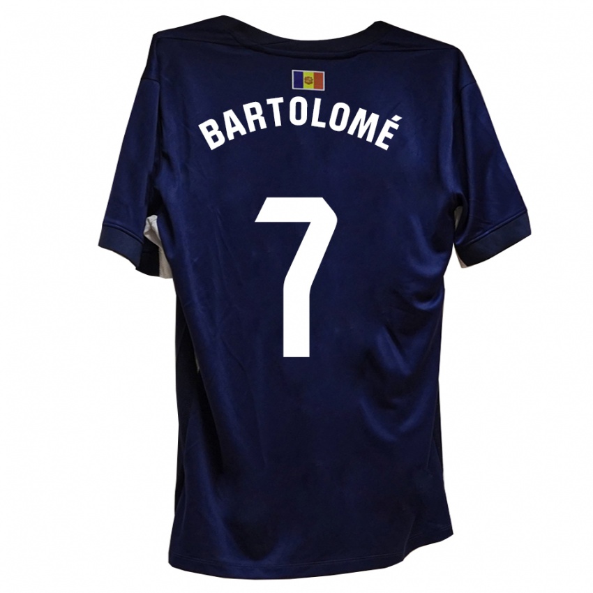 ילדים Luis Bartolomé #7 כחול לבן ג'רזי ביתית 2025/26 חולצה קצרה