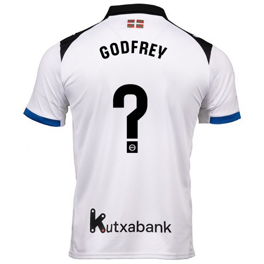 ילדים אנדרס פליפה גודפרי קאמפו #0 לבן כחול הרחק ג'רזי 2025/26 חולצה קצרה