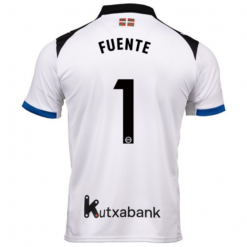 ילדים סופיה פואנטה אנדרס #1 לבן כחול הרחק ג'רזי 2025/26 חולצה קצרה