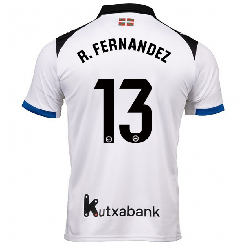 ילדים ראול פרננדס #13 לבן כחול הרחק ג'רזי 2025/26 חולצה קצרה